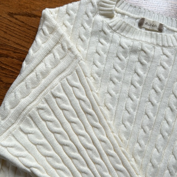 Altar’d state sweater cable knit crop - Picture 3 of 4